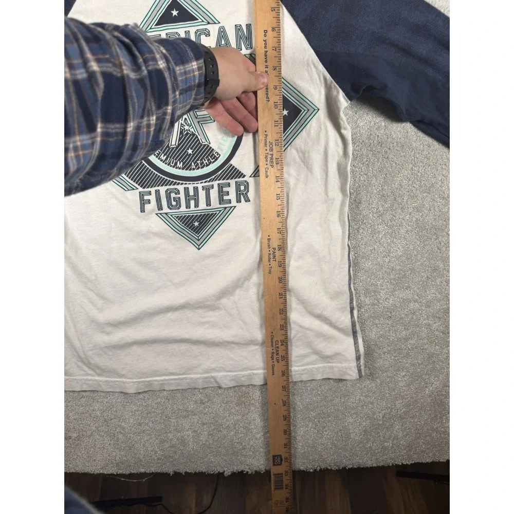 American Fighter Athletics Double Sided Light Weight Hoodie‎ Tshirt Size Medium - Picture 7 of 9